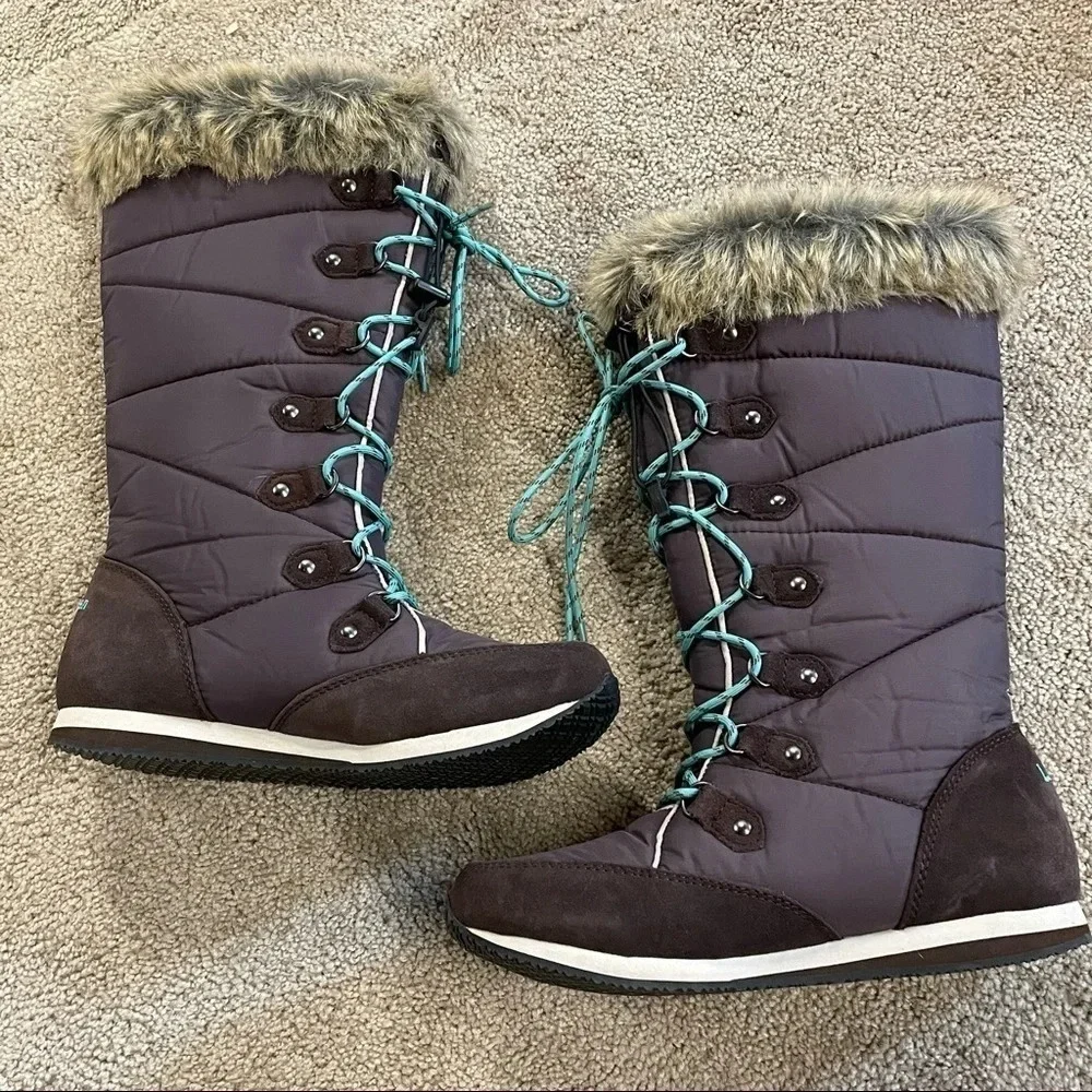 NWOT L.L.Bean Carrabassett Waterproof Lace Up Winter Snow Boots 6.5 Medium